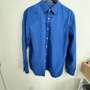 Banana Republic Blue Dress Shirt Professional Cotton Blend
